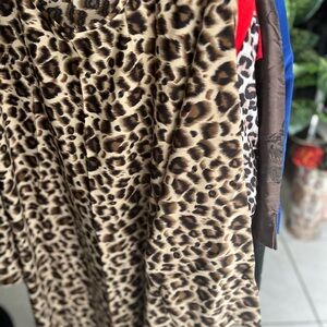 Leopard Print Long Sleeve Dress